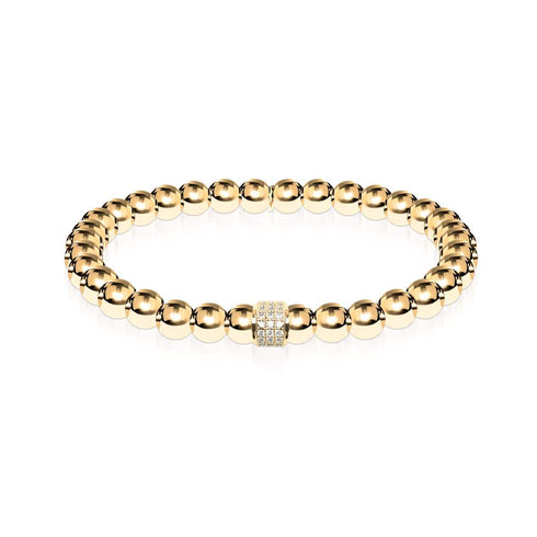 Envoûtant | Or 18 carats | Bracelet Expression Pavé de Cristaux